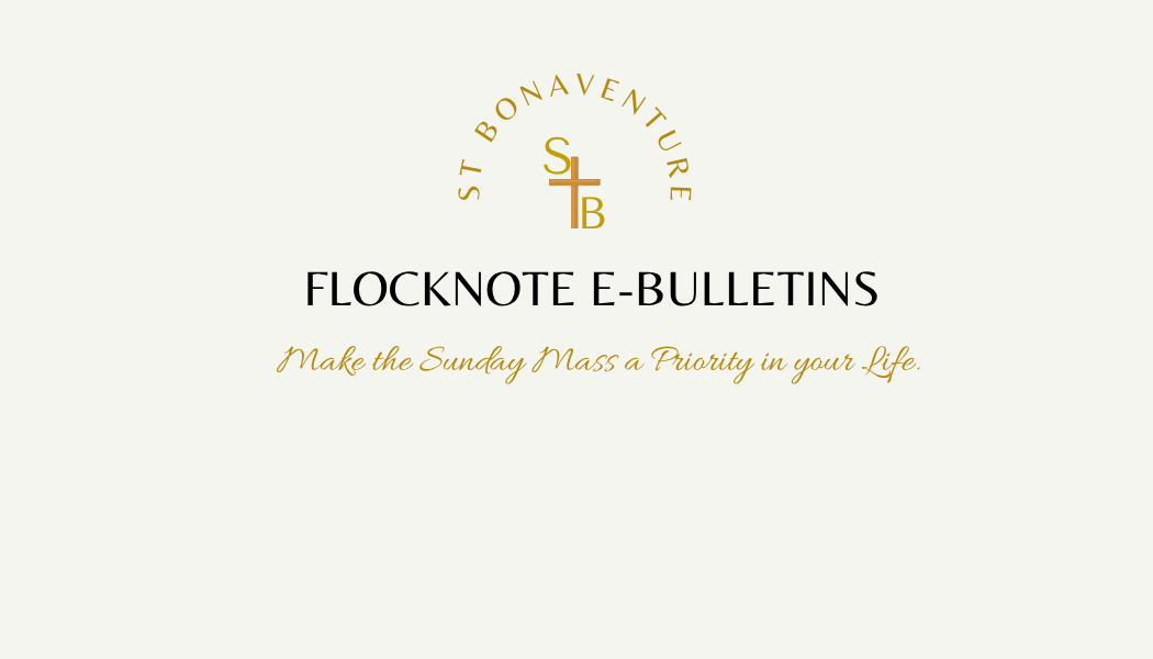 St. Bonaventure Parish — eBulletins banner